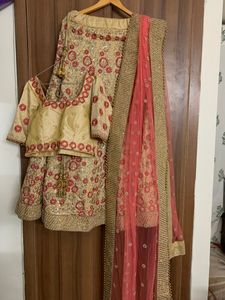 Designer Bridal Lehenga Choli Dupatta Set