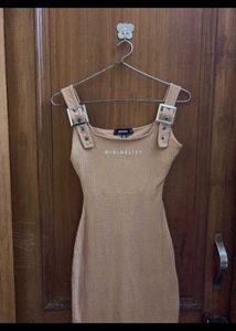 Missguided Ribbed long Dress