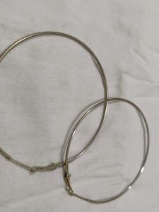 Silver Hoop Earrings