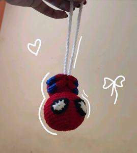 Crochet Spiderman charm &amp; tulip 🌷 Headband✨
