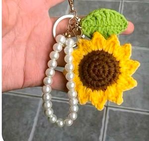 Crochet Flower Keychain(Any One)