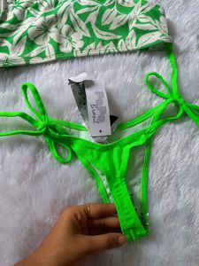 Fluorescent Green Sexy Bikini Set 👙