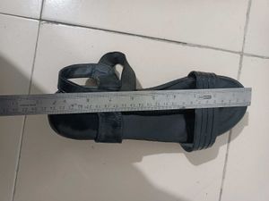 Chic Black Wedge Sandals