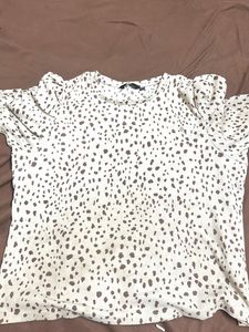 Spotted Print Top