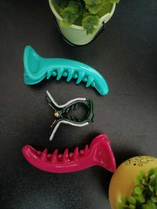 Hair Claw Clips - Set of 3