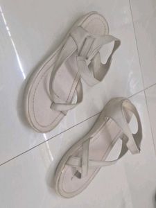 Stylish White Flats