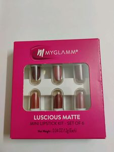 MYGLAMM LUSCIOUS MATTE MINI LIPSTICK KIT -SET OF 6