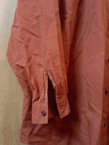 Vintage Rust Button-Down Shirt