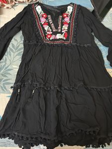 Black Flared Dress