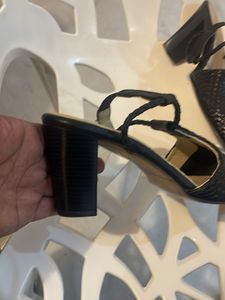 Woven Leather Mules