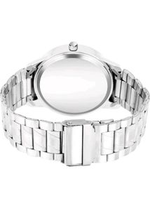 Stylish Silver &amp; Rose Gold Men&#39;s Watch