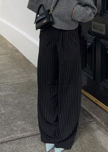 Black Striped Pants