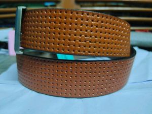 Genuine leather belt