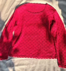 Red Knit Sweater