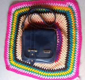 Vintage Blue Shoulder Bag