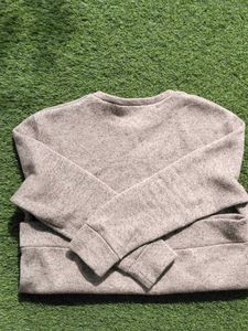 Heathered Gray Pullover Sweater L Size