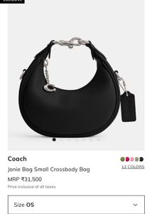 Coach Jonie Small Black Crossbody Bag