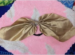 Golden Bow Hair Tie