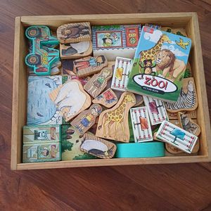TS Shure Imported Wooden Zoo Blocks (UK Bought)