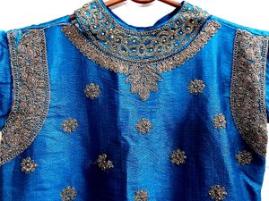 Offers Accepted Long Frock With Design Neck