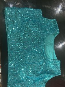 Not Used Sequin Readymade Blouse