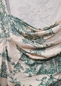 Patterned Crop Top