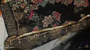 Pakistani suit with heavy embroidery