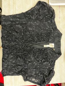 vintage black shirt v neck