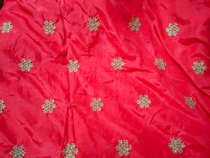 Beautiful KARVACHAUTH special Saree With Blouse