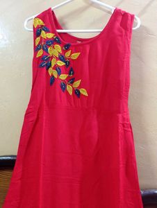 Elegant Anarkali Gown- Hand Embroidery