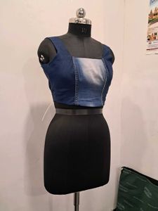 Denim Corset