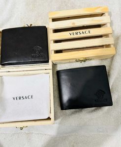 Versace Chocolate Brown Leather Wallet 🤎