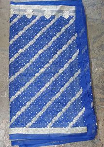 Blue Ethnic Saree