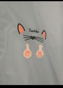 CAT PRINT BOMBER JACKET  Korean Style 💗