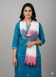 Very Warm And Soft Winter stole With Pompom