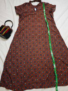 Maslin Fabric Designer Kurta