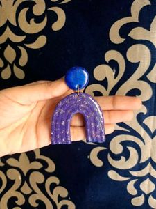 Rainbow Clay Earrings