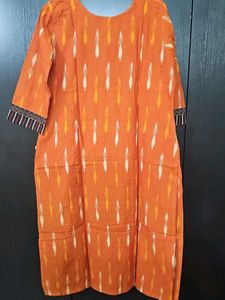 Orange Ethnic Kurta