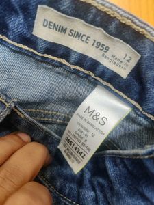 Long Denim Shorts