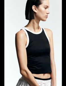 H&M White Detail Top