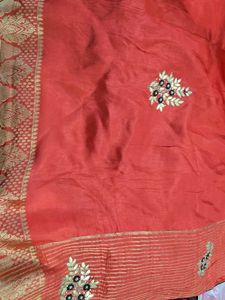 Elegant Embroidered Saree