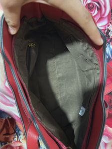 Red &#34;Sweet SA&#34; Hand Bag