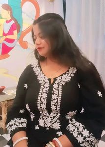 Black Embroidered Kurti