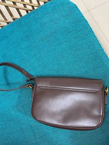 Brand New Coffee Brown Faux Leather Handbag