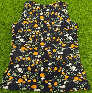 New Floral Print Tank Top