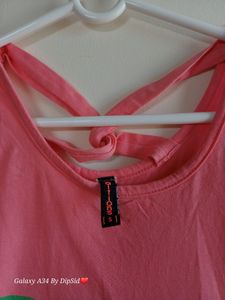 Peach Colour T -shirt 👕 ( S - Size)