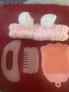 Korean product - scrubber comb hair band