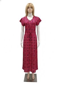 Elegant Plaid Nightgown