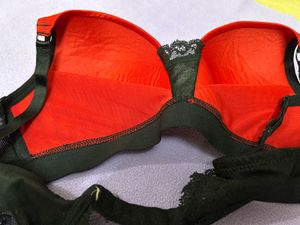 Red &amp; Black Bra