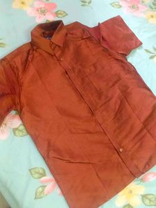 Men&#39;s. Festive Silk Shirt